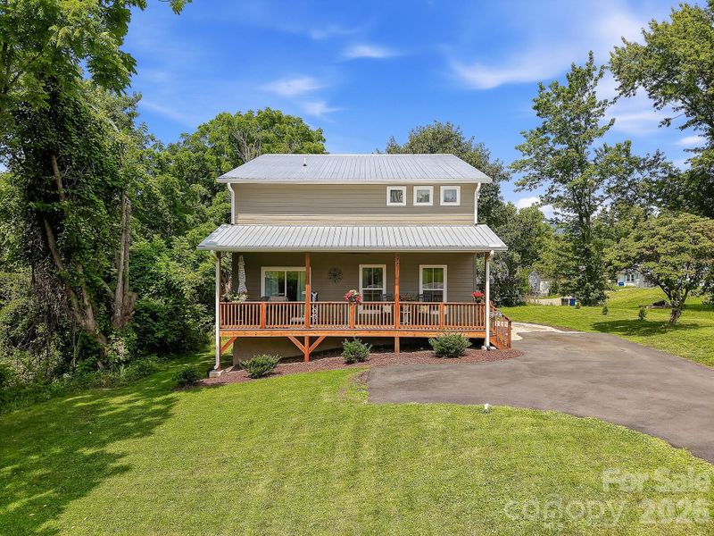 Exterior details and patio area of a home in , Canton (Image 22).