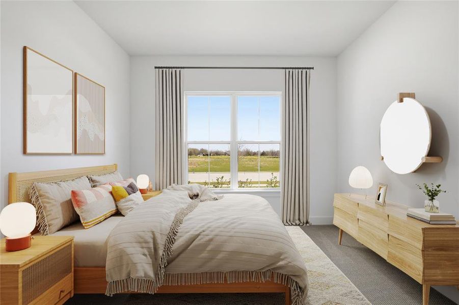 Furnished interior view inside a new home in Pecan Grove, Burleson (Image 9). Furnished interior view inside a new home in Pecan Grove, Burleson (Image 9).
