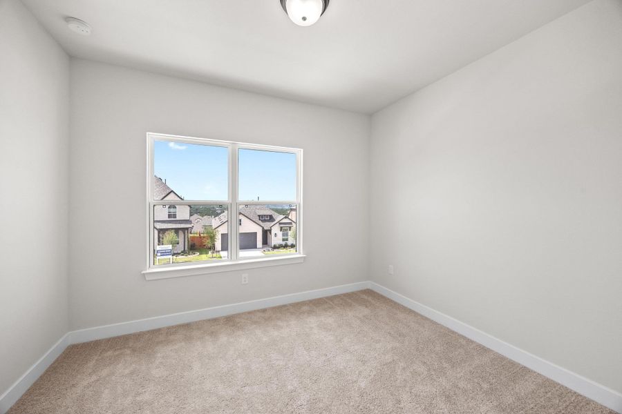 Spacious, unfurnished interior of a new home in Lakeside at Tessera - 50', Lago Vista (Image 14). Spacious, unfurnished interior of a new home in Lakeside at Tessera - 50', Lago Vista (Image 14).