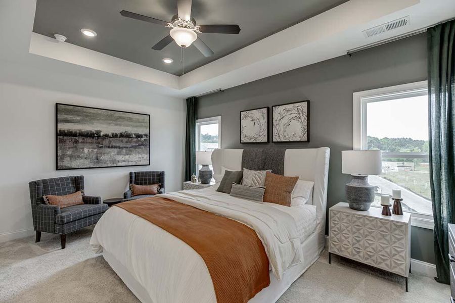 Representative furnished interior of a home built from the Archer by Ashton Woods in Reverie on Cumberland, Atlanta (Image 42).