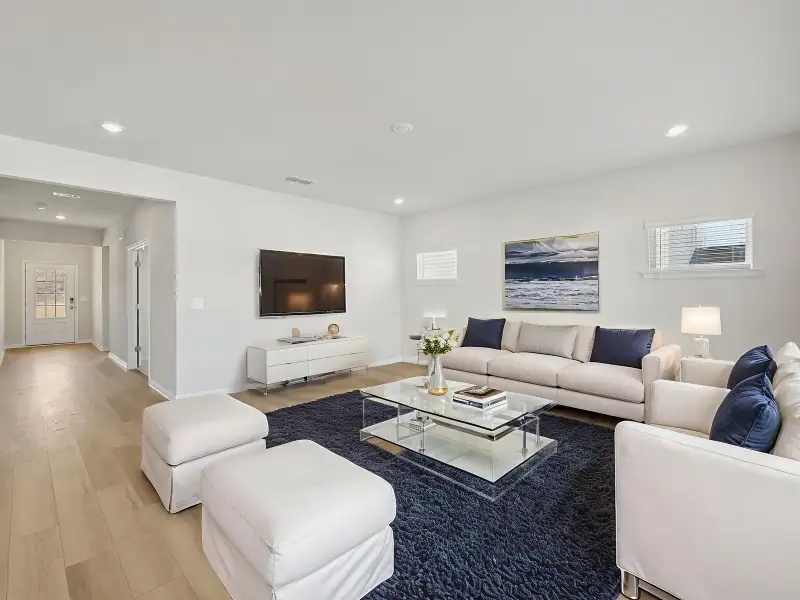 Furnished interior view inside a new home in Preserve at Mountain Creek, Pendergrass (Image 3).