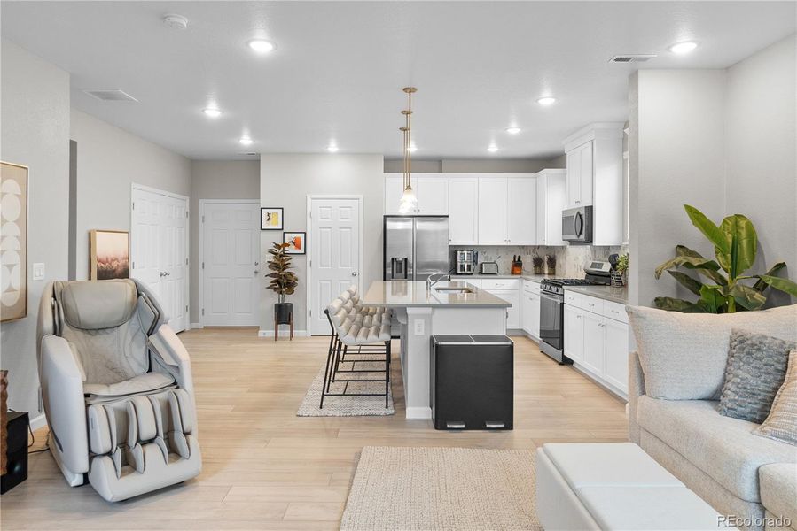 Furnished interior view inside a new home in , Parker (Image 17).