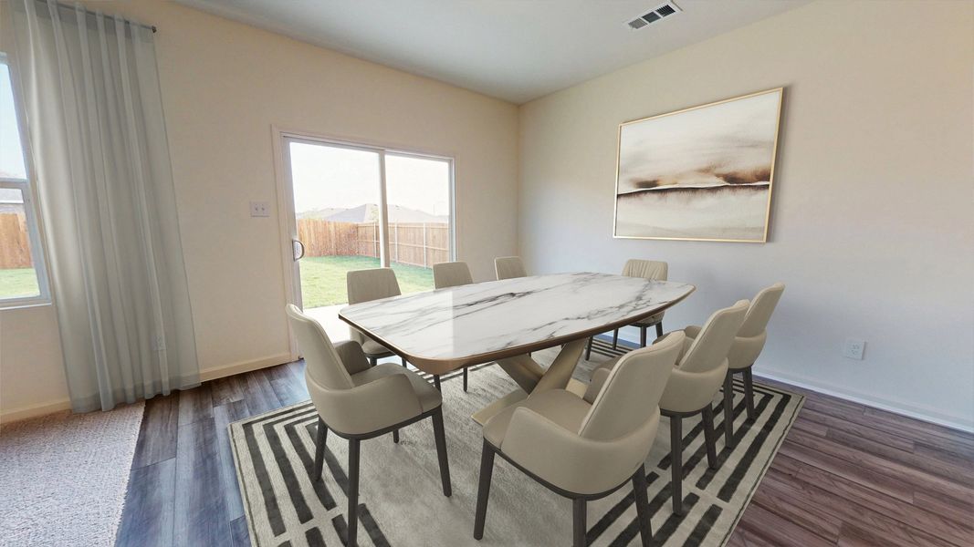 Representative furnished interior of a home built from the Hubble by Starlight Homes in Bayview, Conway (Image 5).