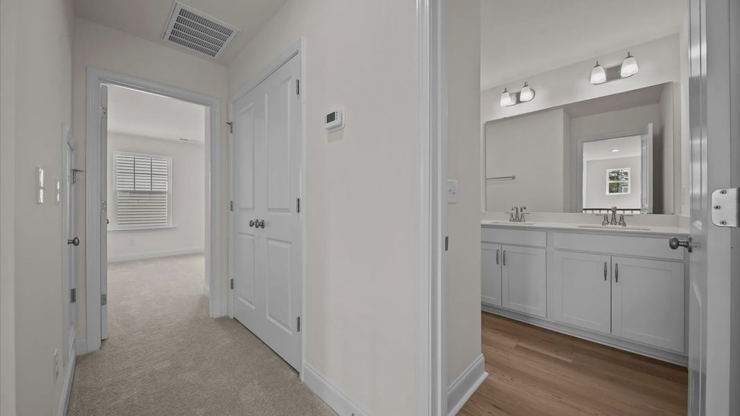 Furnished interior view inside a new home in Bellerose, Gibsonville (Image 23).