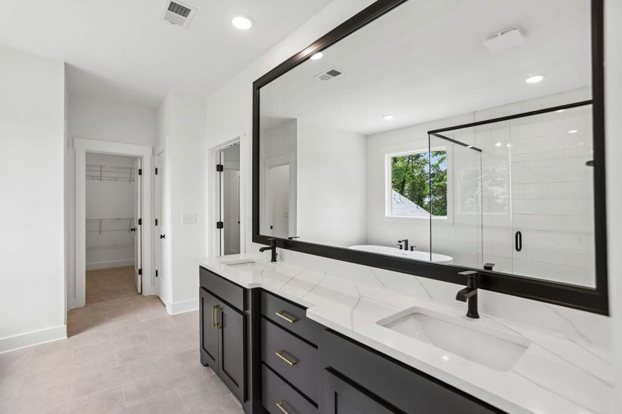 Furnished interior view inside a new home in , Marietta (Image 16).