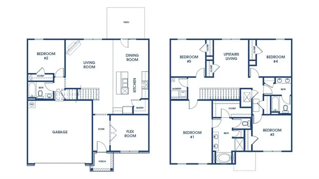 2D floor plan layout of this home in Poplar Preserve, Newnan, GA (Image 2). 2D floor plan layout of this home in Poplar Preserve, Newnan, GA (Image 2).