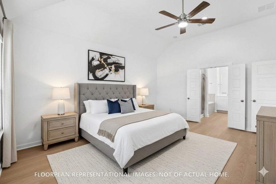 Furnished interior view inside a new home in Summerview, Fulshear (Image 9).