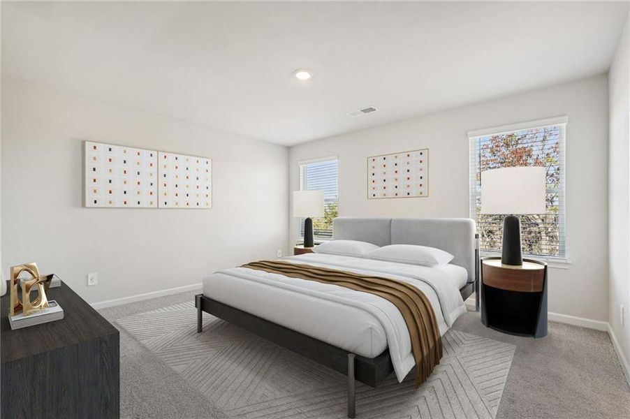 Furnished interior view inside a new home in Hawthorne Station, College Park (Image 18). Furnished interior view inside a new home in Hawthorne Station, College Park (Image 18).