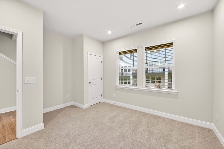 Spacious, unfurnished interior of a new home in Archer Row, Charlotte (Image 18). Spacious, unfurnished interior of a new home in Archer Row, Charlotte (Image 18).