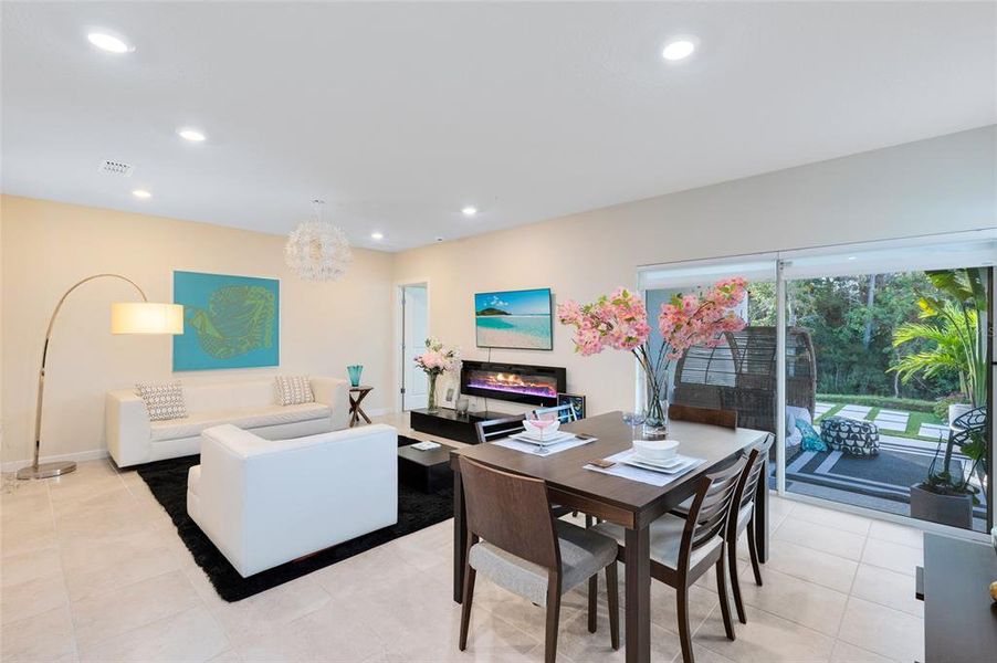 Furnished interior view inside a new home in Cypress Hammock, Kissimmee (Image 6).