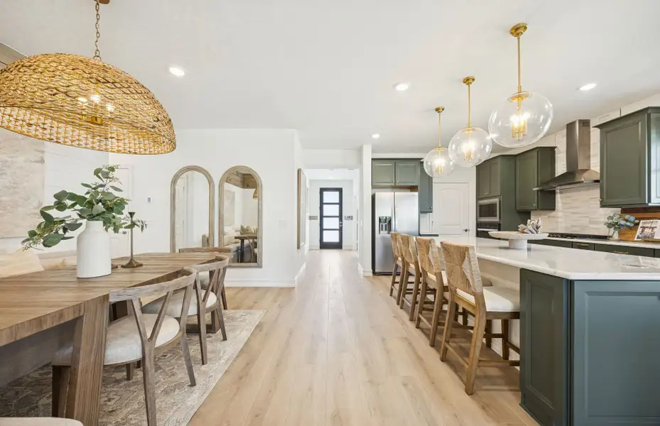 Furnished interior view inside a new home in Del Webb at Trinity Falls, McKinney (Image 13).