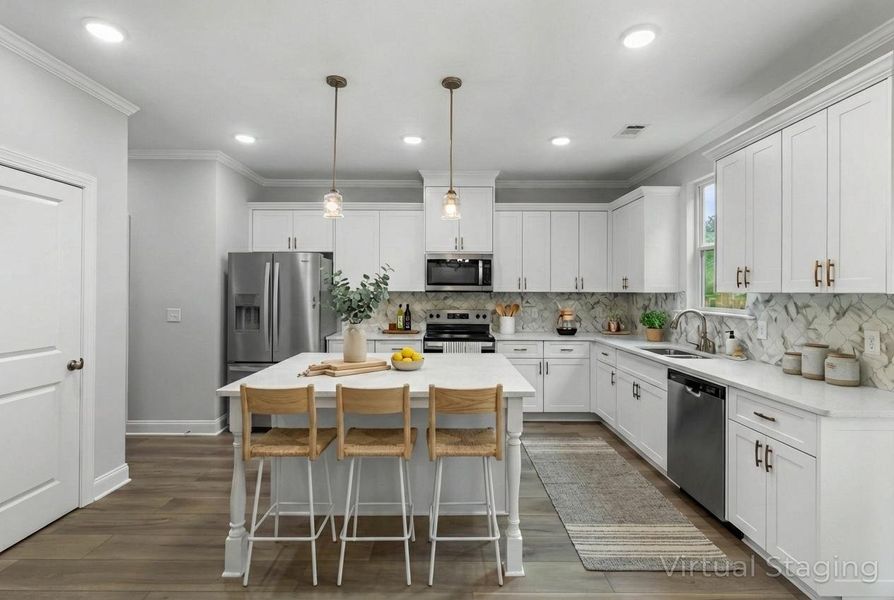 Furnished interior view inside a new home in Forrest Bluff, North Augusta (Image 4).