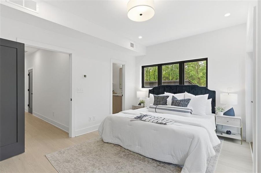 Furnished interior view inside a new home in , Atlanta (Image 11).