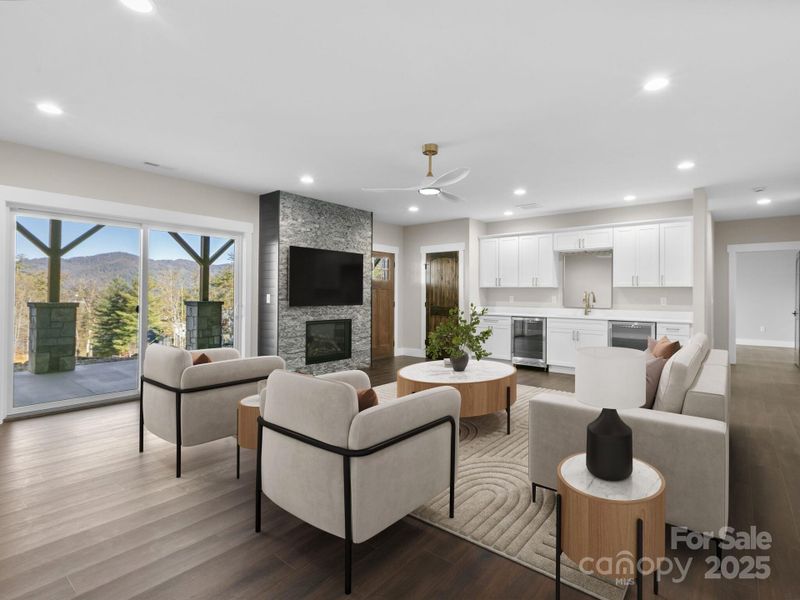 Furnished interior view inside a new home in , Fairview (Image 8).