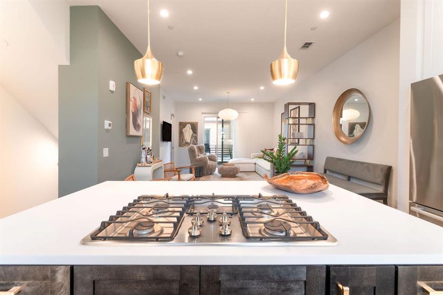 Furnished interior view inside a new home in , Dallas (Image 4).