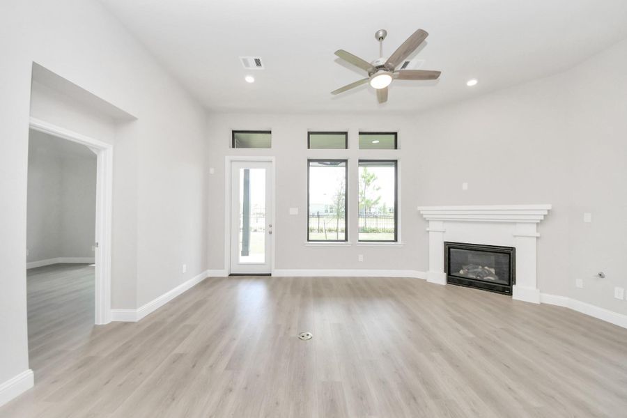 Spacious, unfurnished interior of a new home in Gatherings® at Chambers Creek: Duets Collection, Willis (Image 18). Spacious, unfurnished interior of a new home in Gatherings® at Chambers Creek: Duets Collection, Willis (Image 18).