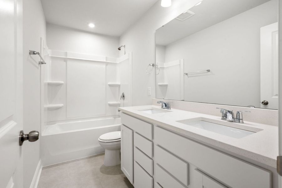 Furnished interior view inside a new home in Waterways, Richmond Hill (Image 11).