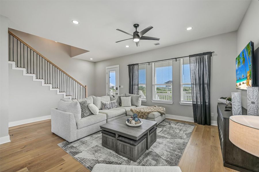 Furnished interior view inside a new home in , Galveston (Image 28). Furnished interior view inside a new home in , Galveston (Image 28).