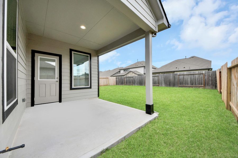 Experience outdoor living at its finest on this expansive covered patio, thoughtfully designed for BBQs and delightful outdoor dining. Experience outdoor living at its finest on this expansive covered patio, thoughtfully designed for BBQs and delightful outdoor dining.