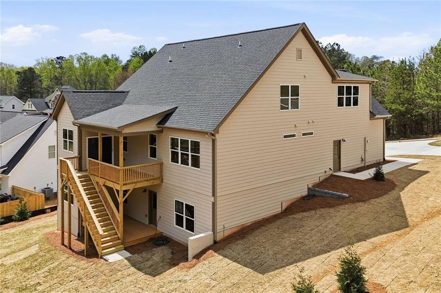 Exterior details and patio area of a home in , Dawsonville (Image 34).