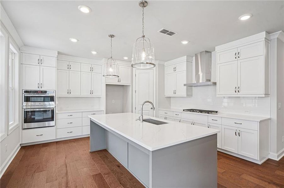 Furnished interior view inside a new home in Promenade at Sawnee Village, Cumming (Image 3).