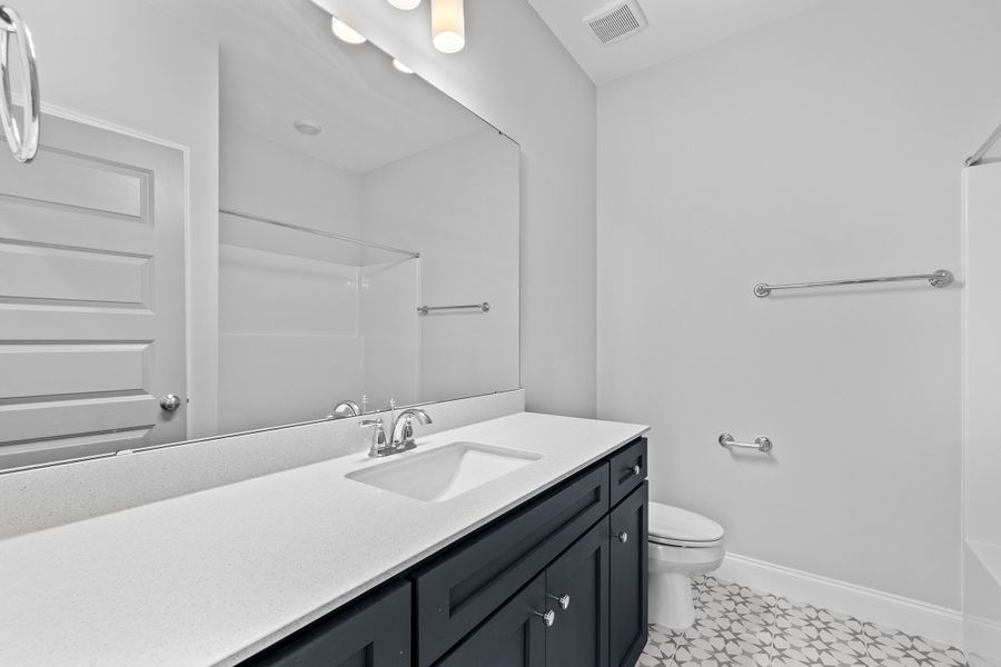 Representative furnished interior of a home built from the The Hemlock by RobuckHomes in Kennebec Crossing, Angier (Image 15).