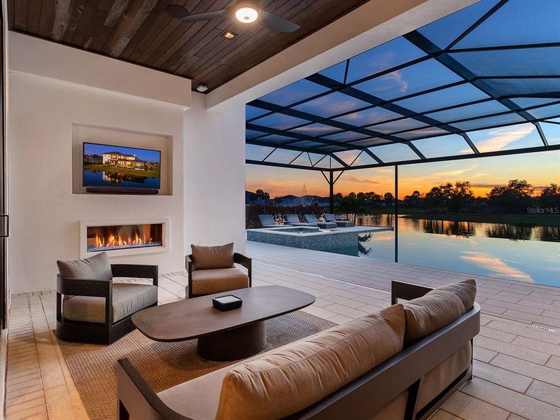 Exterior details and patio area of a home in , Lakewood Ranch (Image 33).
