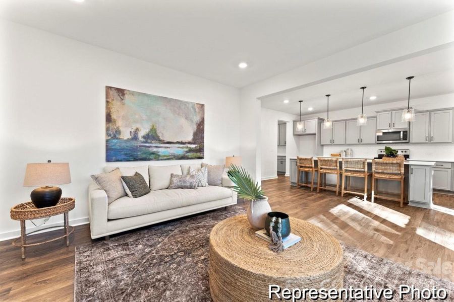 Furnished interior view inside a new home in Kensington, China Grove (Image 9).