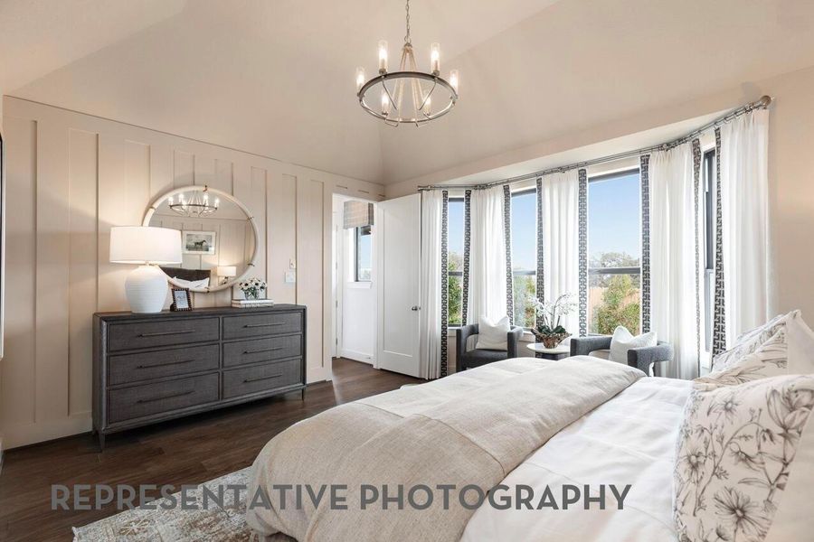Furnished interior view inside a new home in Evergreen, Conroe (Image 34).