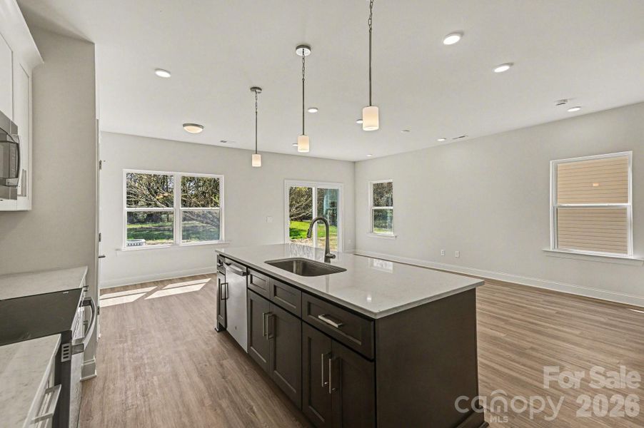 Furnished interior view inside a new home in , Mooresville (Image 7).