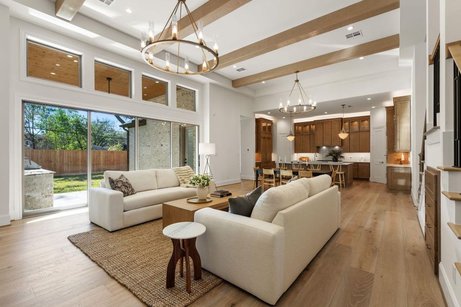 Furnished interior view inside a new home in , Houston (Image 5).