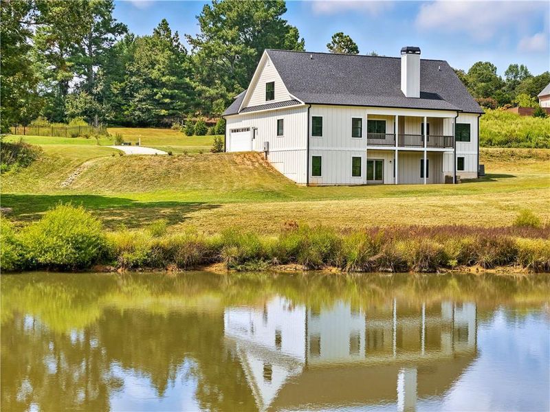 Front exterior of a new home in , Demorest, GA, highlighting curb appeal (Image 24).