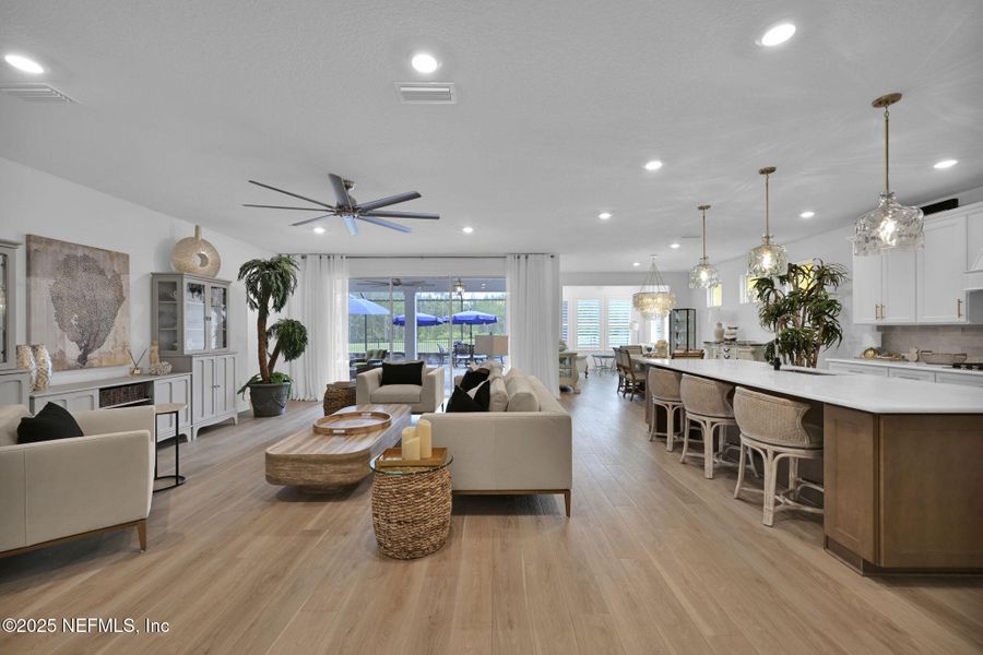 Furnished interior view inside a new home in , Jacksonville (Image 28). Furnished interior view inside a new home in , Jacksonville (Image 28).