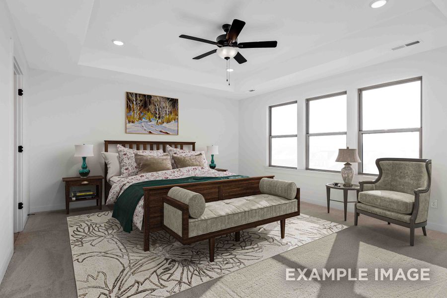 Representative furnished interior of a home built from the The Willow C by Davidson Homes LLC in Woods Crossing, Gallatin (Image 9).
