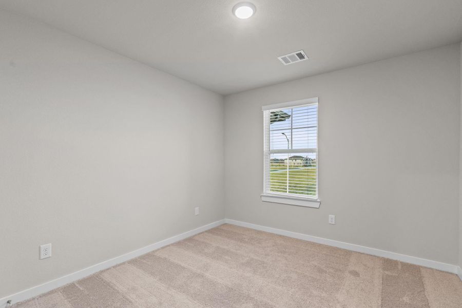 The secondary bedrooms are generously proportioned to accommodate even the large furniture you've been eyeing. The secondary bedrooms are generously proportioned to accommodate even the large furniture you've been eyeing.