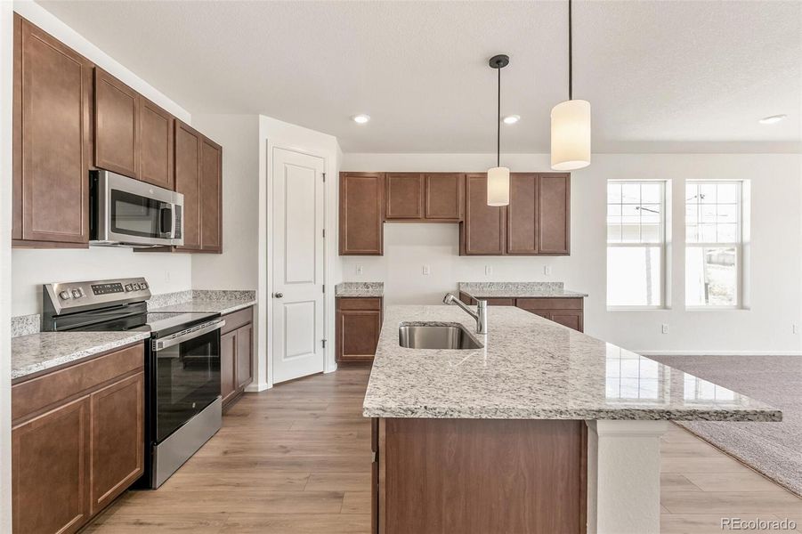 Furnished interior view inside a new home in Terrain Oak Valley, Castle Rock (Image 6).