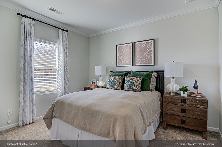 Furnished interior view inside a new home in Langdon Preserve, Angier (Image 16).