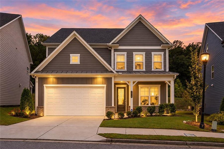 Front exterior of a new home in West Highlands, Atlanta, GA, highlighting curb appeal (Image 1). Front exterior of a new home in West Highlands, Atlanta, GA, highlighting curb appeal (Image 1).