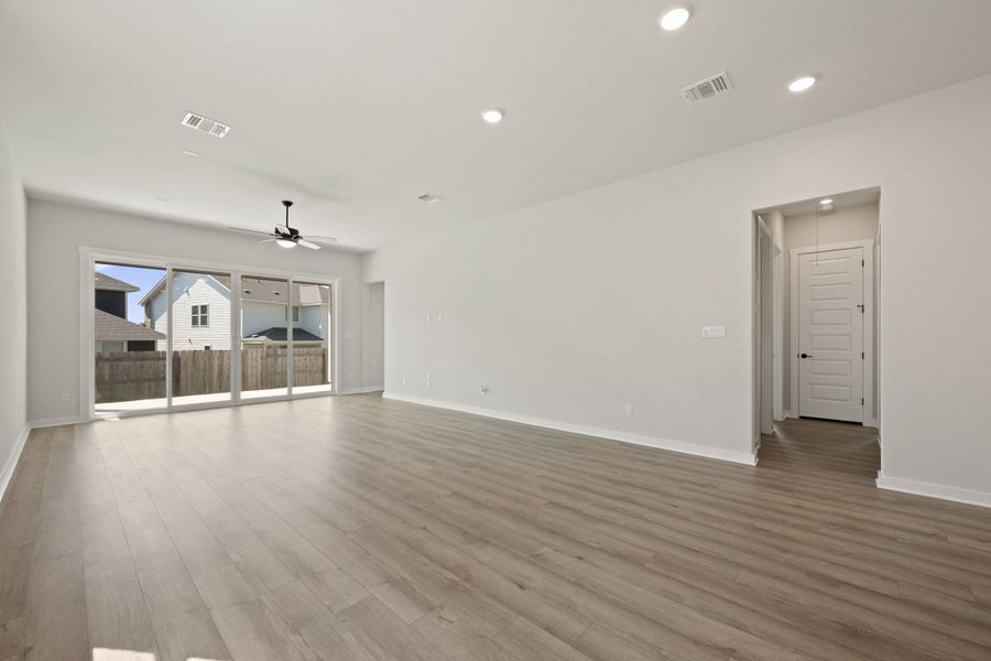 Spacious, unfurnished interior of a new home in Lariat, Liberty Hill (Image 30). Spacious, unfurnished interior of a new home in Lariat, Liberty Hill (Image 30).