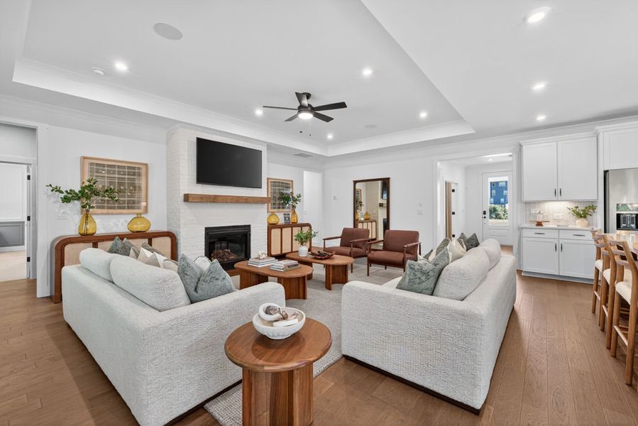 Representative furnished interior of a home built from the Stellar by Pulte Homes in Watermist at Mirror Lake, Villa Rica (Image 6). Representative furnished interior of a home built from the Stellar by Pulte Homes in Watermist at Mirror Lake, Villa Rica (Image 6).