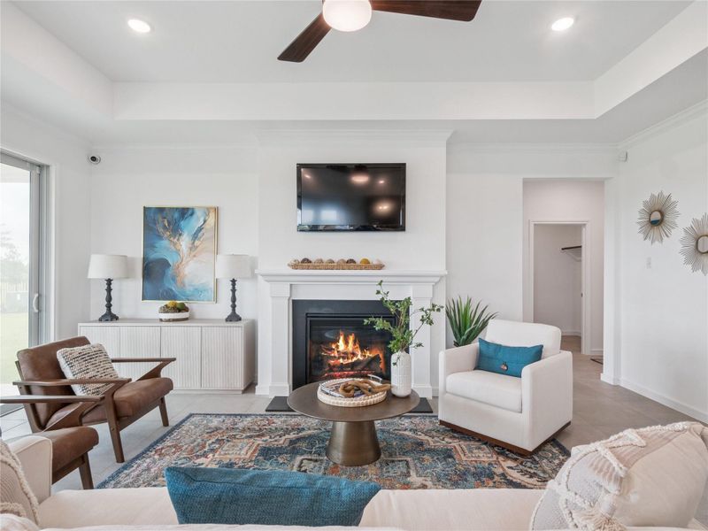 Relaxing great room (*Photo not of actual home and used for illustration purposes only.)