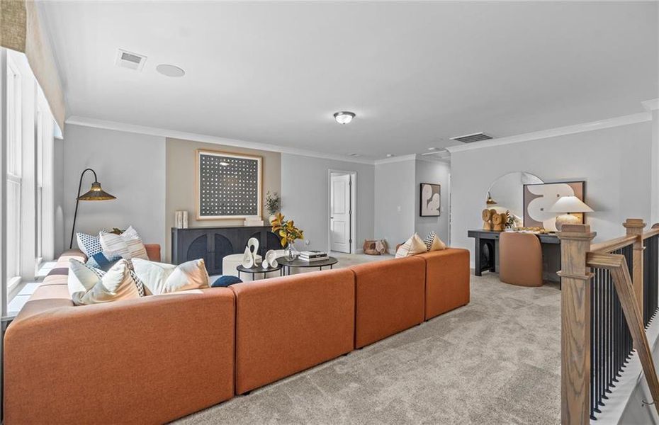 Furnished interior view inside a new home in Linden Grove, Powder Springs (Image 5).