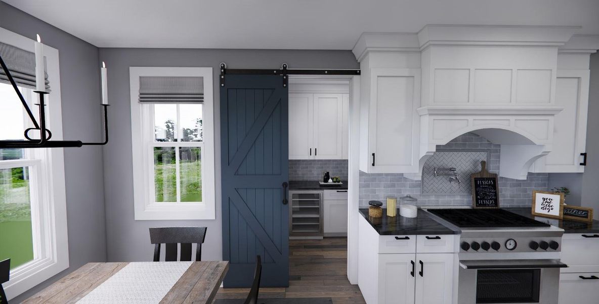 Furnished interior view inside a new home in , Dripping Springs (Image 9).