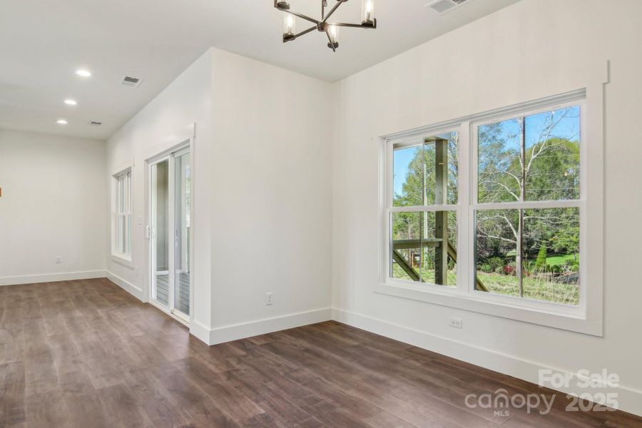 Spacious, unfurnished interior of a new home in , Hendersonville (Image 24).