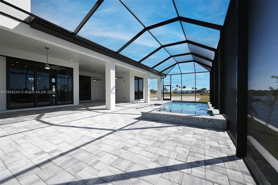 Front exterior of a new home in , Cape Coral, FL, highlighting curb appeal (Image 2). Front exterior of a new home in , Cape Coral, FL, highlighting curb appeal (Image 2).