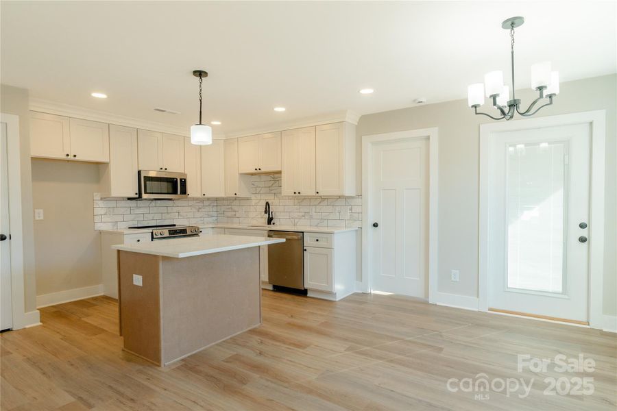 Kitchen View (Island is white in this house)