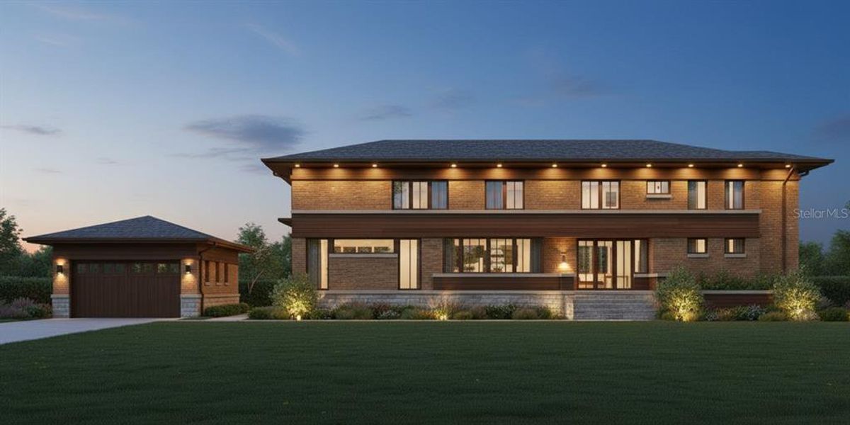 Front exterior of a new home in , Orlando, FL, highlighting curb appeal (Image 2). Front exterior of a new home in , Orlando, FL, highlighting curb appeal (Image 2).