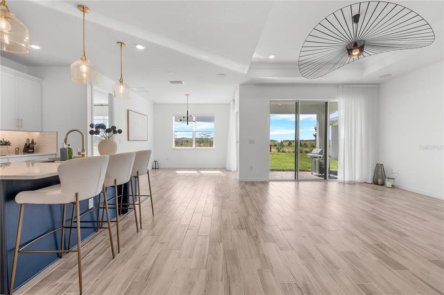Furnished interior view inside a new home in EverBe, Orlando (Image 9).