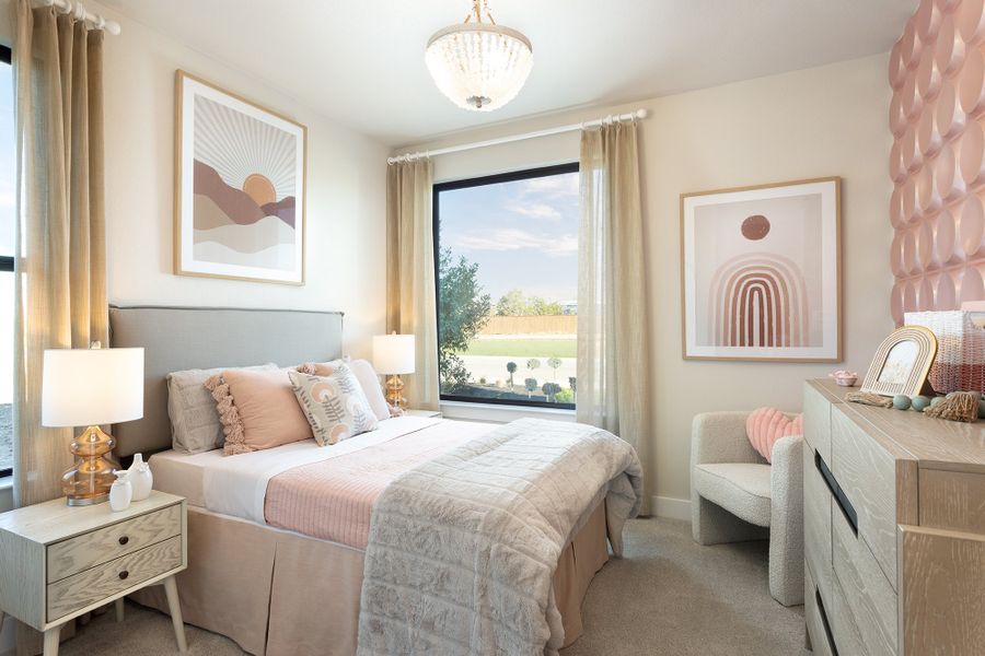 Furnished interior view inside a new home in Riverstone, Georgetown (Image 10).