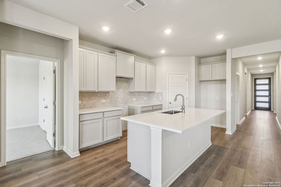Furnished interior view inside a new home in Kallison Ranch, San Antonio (Image 14).